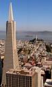 Pyramid, Coit Tower, and Alcatraz.